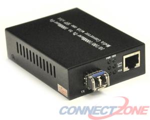 FIBER OPTIC MEDIA CONVERTER - 10/100/100M Gigabit Ethernet Media 