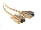 25 Foot DB9 Male to DB9 Female Computer Monitor Extension Cable Molded