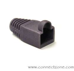 Purple RJ45 8P8C snag-less boot for Cat5 and Cat6 cables - R88BT-PU
