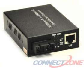 FCS-SC110-20KM SC-RJ45 Media Converter SM 10/100