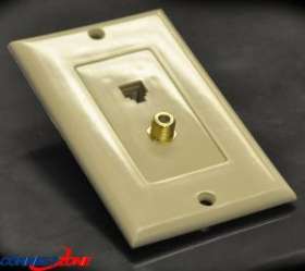 Ivory Color Economical Plastic Wall Face Plate