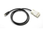 PR427BK Cat5e 110 to RJ45 black patch cable
